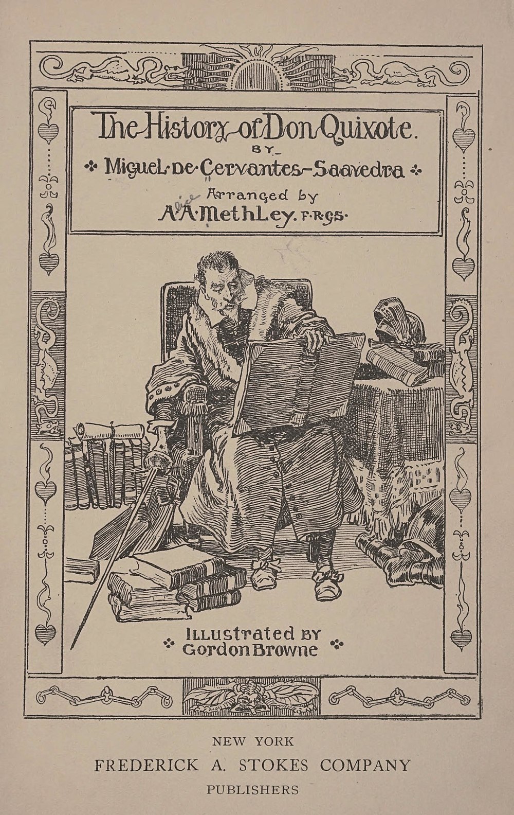 Miguel de Cervantes Saavedra, Miguel de Cervantes: The History of Don Quixote (1921, Frederick A. Stokes Company)