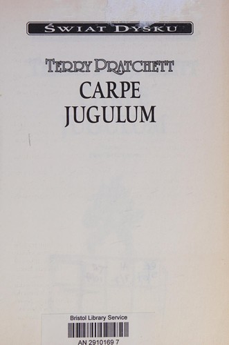 Terry Pratchett: Carpe Jugulum (Polish language, 2006, Prószyński i S-ka, Clearway Logistics Phase 1a)