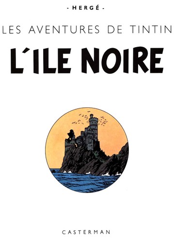 Hergé: L' île noire (French language, 1984, Casterman)