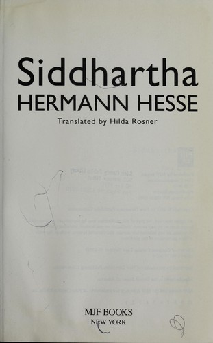 Herman Hesse: Siddhartha (1951, MJF Books)
