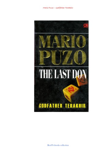 Mario Puzo: The last Don = (Indonesian language, 2004, Gramedia Pustaka Utama)