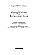 Georg Büchner: Leonce und Lena (German language, 1987, Athenäum)