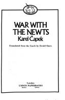 Karel Čapek: War with the newts (1985, Unwin)