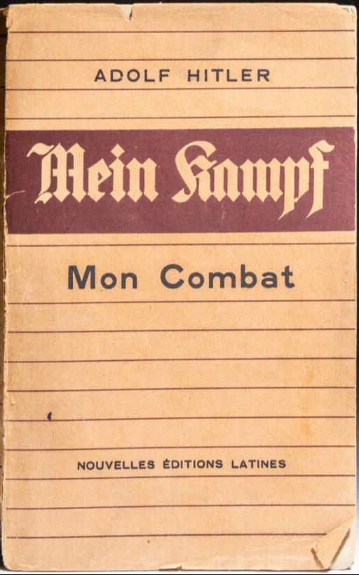 Adolf Hitler: Mein Kampf (French language, 1934, Nouvelles Editions latines)