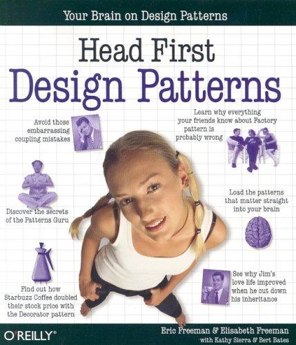 Kathy Sierra, Bert Bates, Eric Freeman, Elisabeth Freeman: Head First design patterns (2004, O'Reilly)