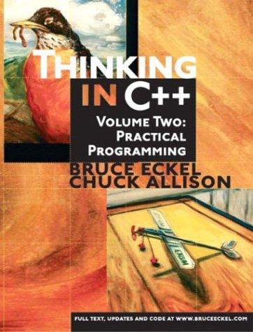 Bruce Eckel, Chuck Allison: Thinking in C++, Vol. 2 (2003, Prentice Hall)