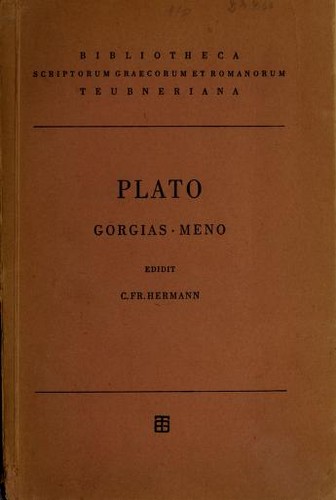 Plato: Platonis Gorgias (Ancient Greek language, 1949, in aedibus B.G. Teubneri)