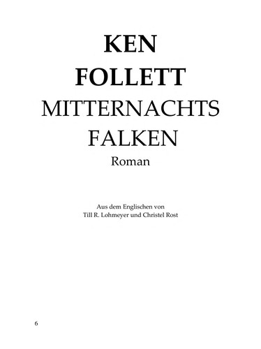 Ken Follett: Mitternachtsfalken (German language, 2004, Weltbild)