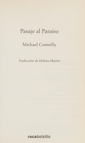 Michael Connelly: Pasaje al paraíso (Spanish language, 2009, Rocabolsillo)