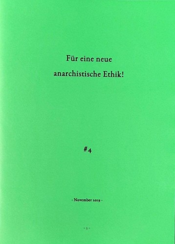 Jonathan Eibisch: Für eine neue anarchistische Ethik! (Paperback, German language, 2020, Black Mosquito)