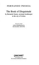 Fernando Pessoa, RICHARD ZENITH: Book of Disquietude (Paperback, 1996, Carcanet Press Ltd.)