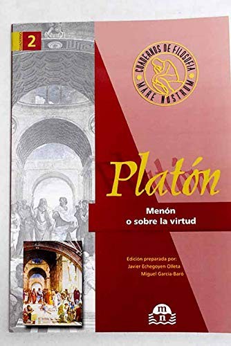 Plato: Menón o sobre la virtud (Paperback, 2013, MARENOSTRUM)