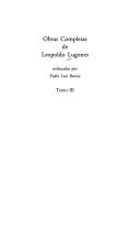 Leopoldo Lugones: Odas seculares (Spanish language, 2000, Ediciones Pasco)