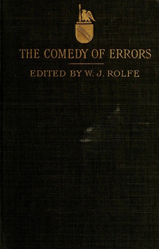 William Shakespeare: SHAKESPEARE'S The Comedy of Errors (1905, American Book Company)