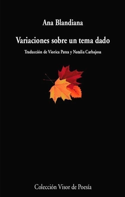 Not Ana Blandiana: Variaciones sobre un tema dado (Paperback, Rumano language, 2024, Visor Libros)
