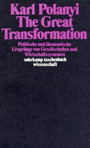 Karl Polanyi: The Great Transformation (Paperback, Suhrkamp)