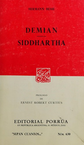 Hermann Hesse: Demian / Siddhartha (Spanish language, 2002, Editorial Porrúa)