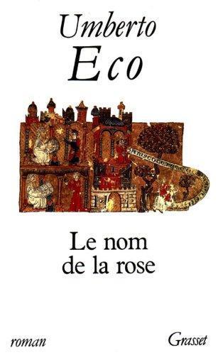 Umberto Eco: Le Nom de la rose (French language, 1990, Grasset)