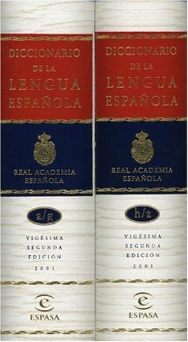 Real Academia Española: Diccionario de la lengua española (Spanish language, 2001, Editorial Espasa Calpe)