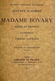 Gustave Flaubert: Madame Bovary (French language, 1921, Librarie de France)