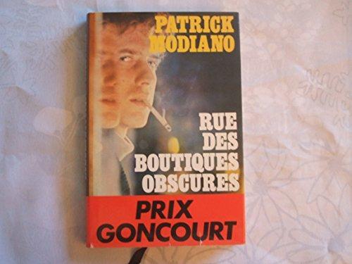 Patrick Modiano: Rue des boutiques obscures (French language, 1979, France Loisirs)