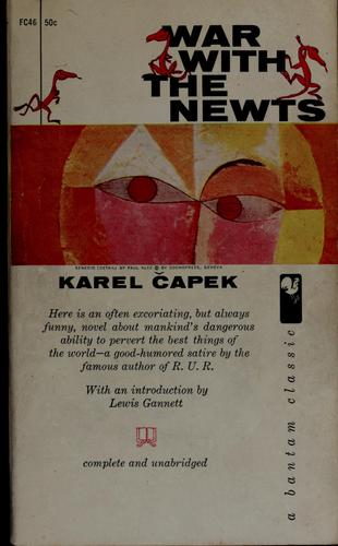 Karel Čapek: War with the newts (1959, Bantam Books)