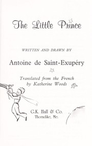 Antoine de Saint-Exupéry: The little prince (1995, G.K. Hall)