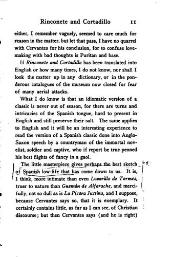 Miguel de Unamuno: Rinconete and Cortadillo (1917, The Four Seas Company)