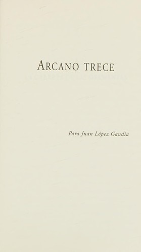 Pilar Pedraza: Arcano trece (Spanish language, 2000, Valdemar)