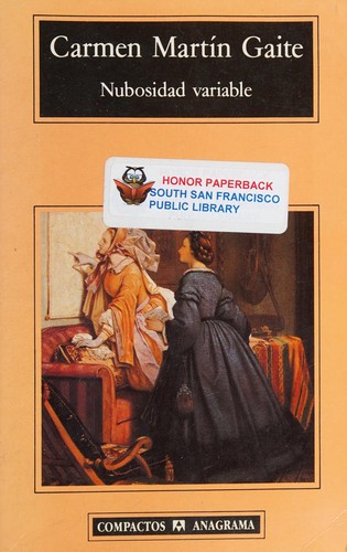 Carmen Martín Gaite: Nubosidad Variable (Paperback, Spanish language, 1996, Anagrama)