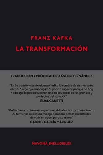 Franz Kafka: La transformación (Paperback, Navona)