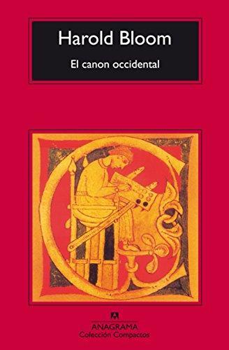 Harold Bloom: El canon occidental (Spanish language, 2001)