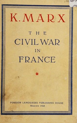 Karl Marx: The civil war in France (1948, Progress)