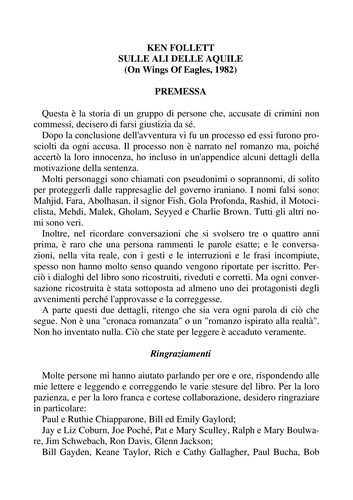 Ken Follett: Sulle ali delle aquile (Italian language, 2000, Oscar Mondadori)