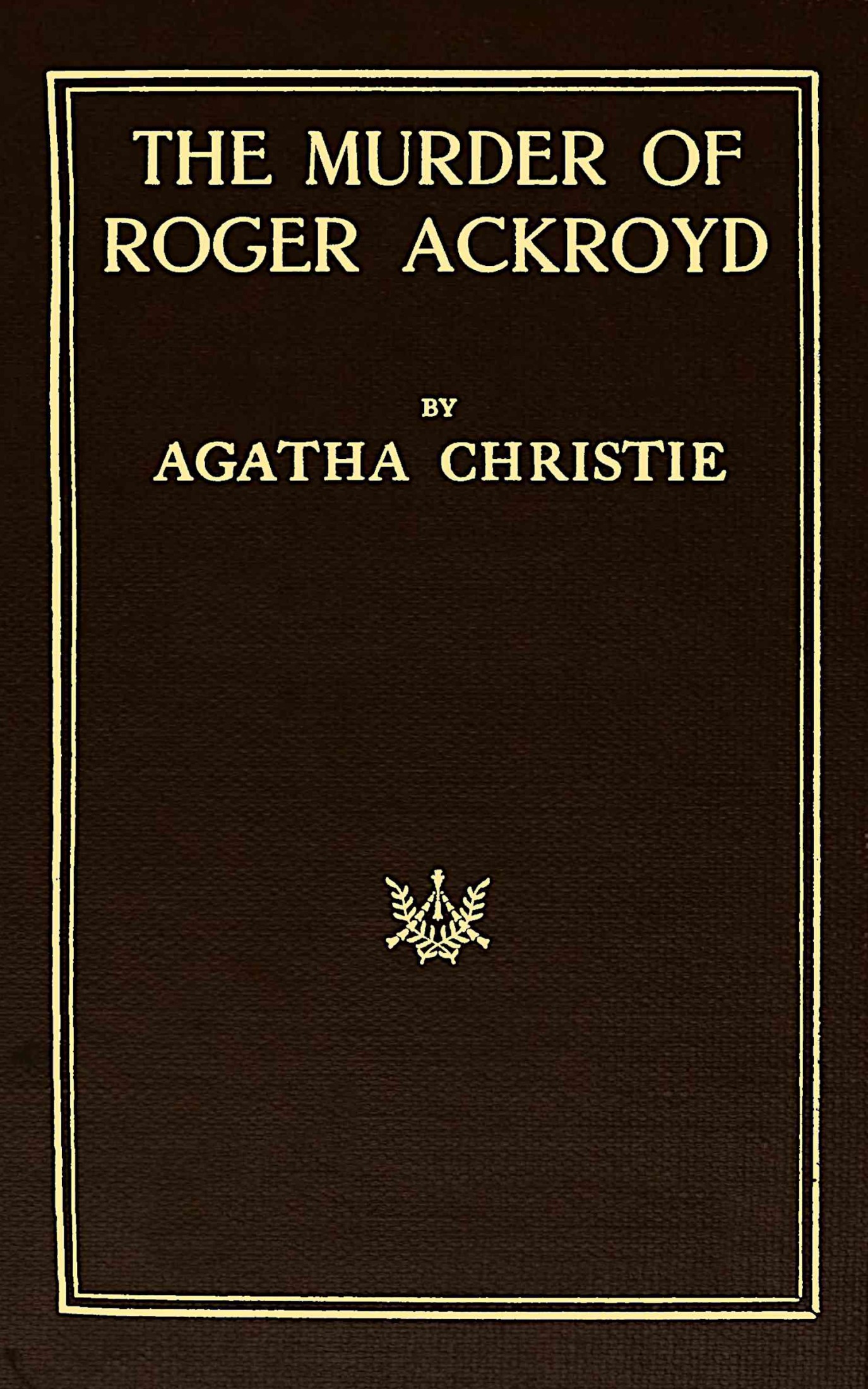 Agatha Christie: The Murder of Roger Ackroyd (EBook, 2022, Project Gutenberg)