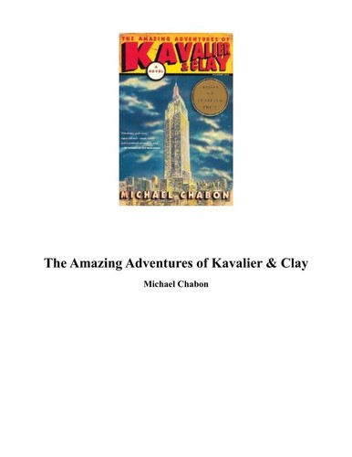 Michael Chabon: The Amazing Adventures of Kavalier & Clay (2001, Fourth Estate)