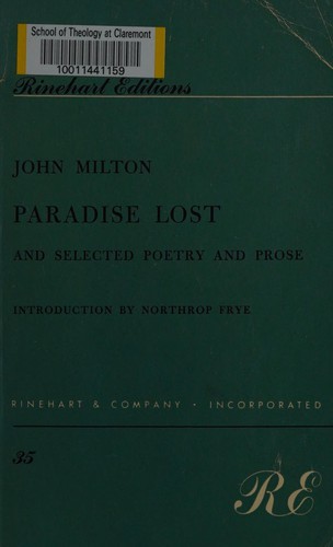 John Milton: Paradise lost (1951, Holt,Rinehart & Winston)