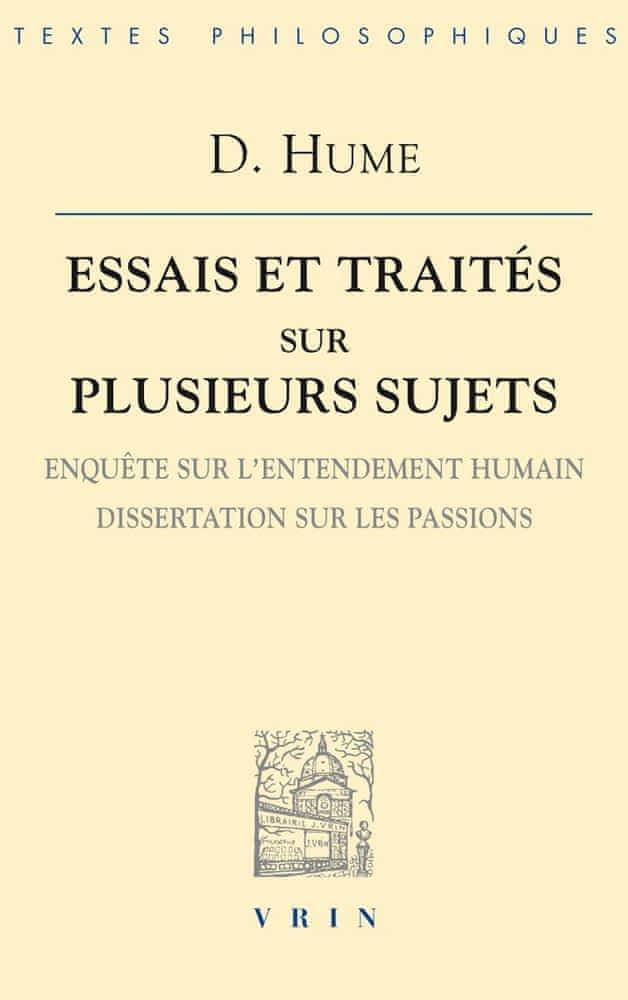 David Hume: Essais et traités sur plusieurs sujets (French language, 2004)