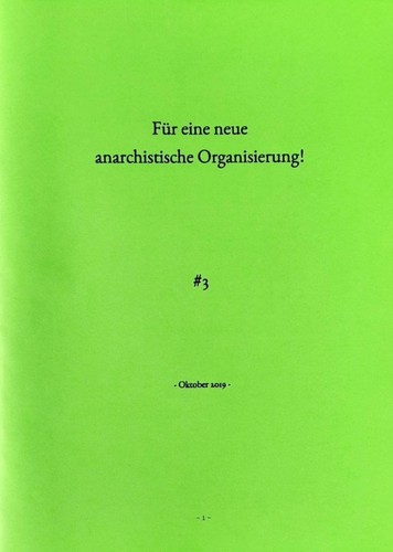 Jonathan Eibisch: Für eine neue anarchistische Organisierung! (Paperback, German language, 2020, Black Mosquito)
