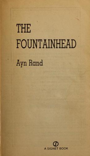 Ayn Rand: The fountainhead (1943, Signet/New American Library, Signet)