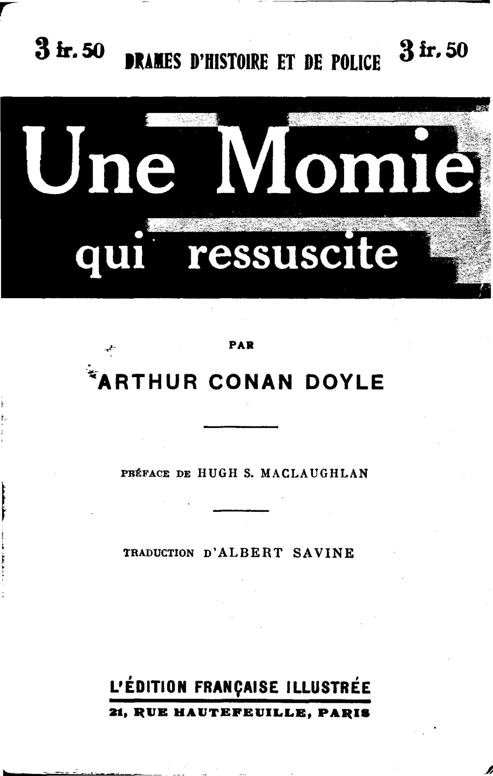 Arthur Conan Doyle: Lot No. 249 (1892)