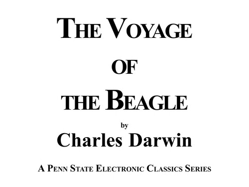 Charles Darwin: Voyage of the Beagle (1989, Penguin Books)