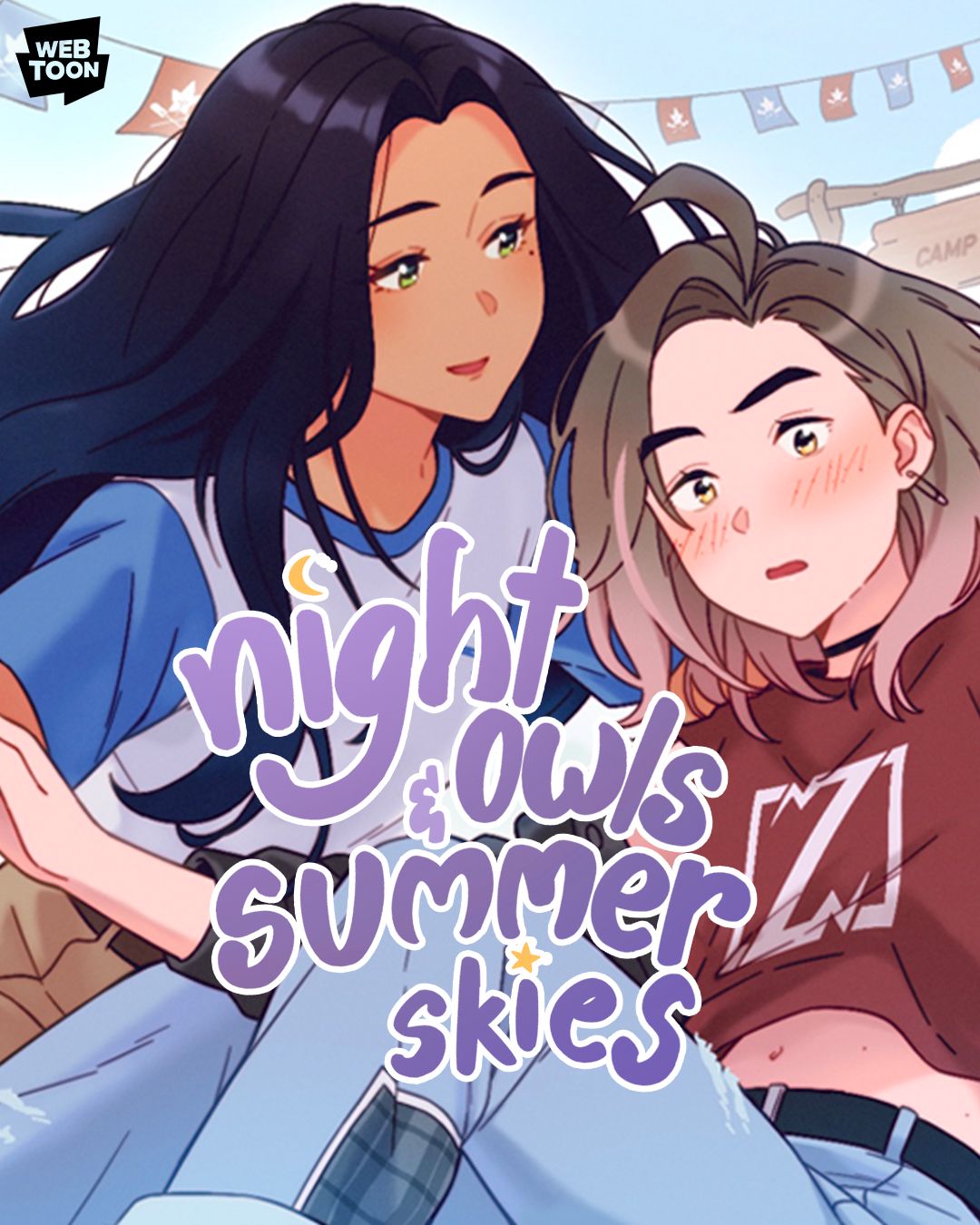 Rebecca Sullivan, Erica Weiland, Sarah Wang, Tikklil: Night Owls & Summer Skies (GraphicNovel, Inglés language, WEBTOON)