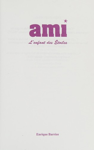 Enrique Barrios: Ami  (Paperback, French language, 1999, ADA)