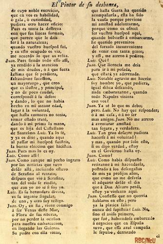 Pedro Calderón de la Barca: El pintor de su deshonra (Spanish language, 1766, Impr. de C. Sapera)