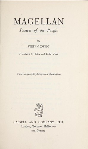 Stefan Zweig: Magellan (1938, Cassell)