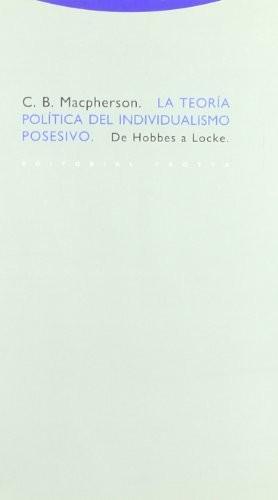 C. B. Macpherson: La teoría política del individualismo posesivo (Spanish language, 2005)