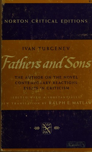 Ivan Sergeevich Turgenev: Fathers and sons (1966, Norton)