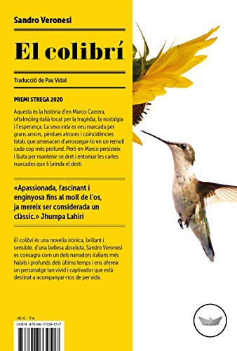 Sandro Veronesi, Pau Vidal: El colibrí (Paperback, Periscopi)